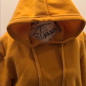 Gold Boxy Hoodie